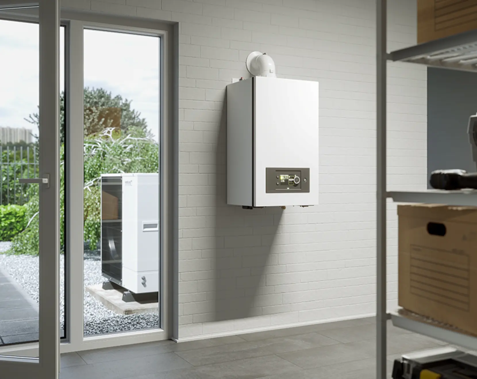 Piec kondensacyjny gazowy wiszący Broetje WGB 14.1-38.1