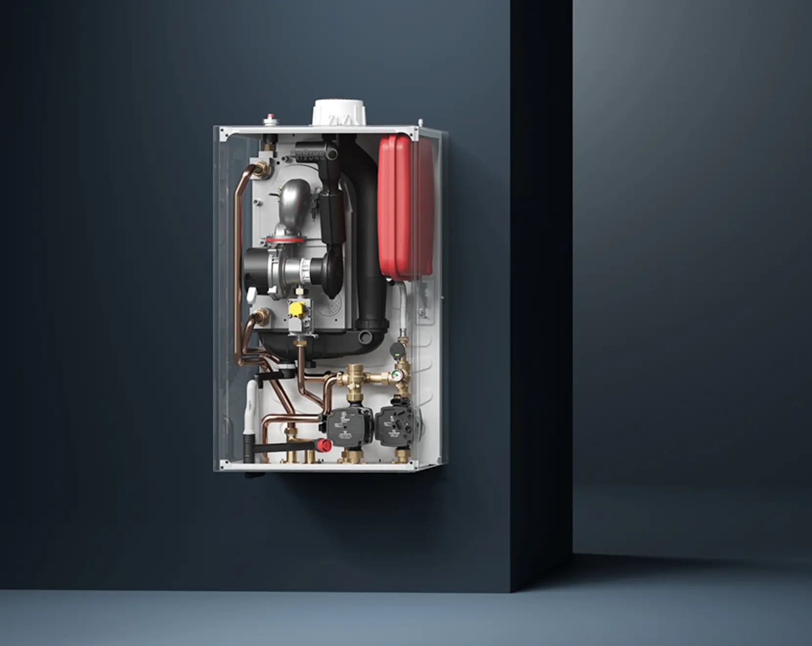 Piec kondensacyjny Broetje WGB 14.1-38.1 budowa