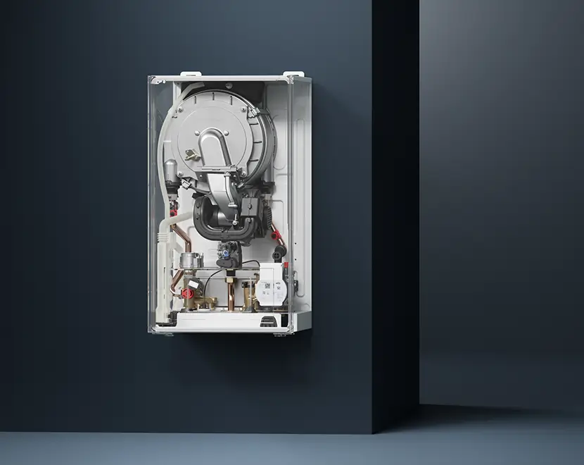 Kocioł kondensacyjny Broetje QWHS przekrój