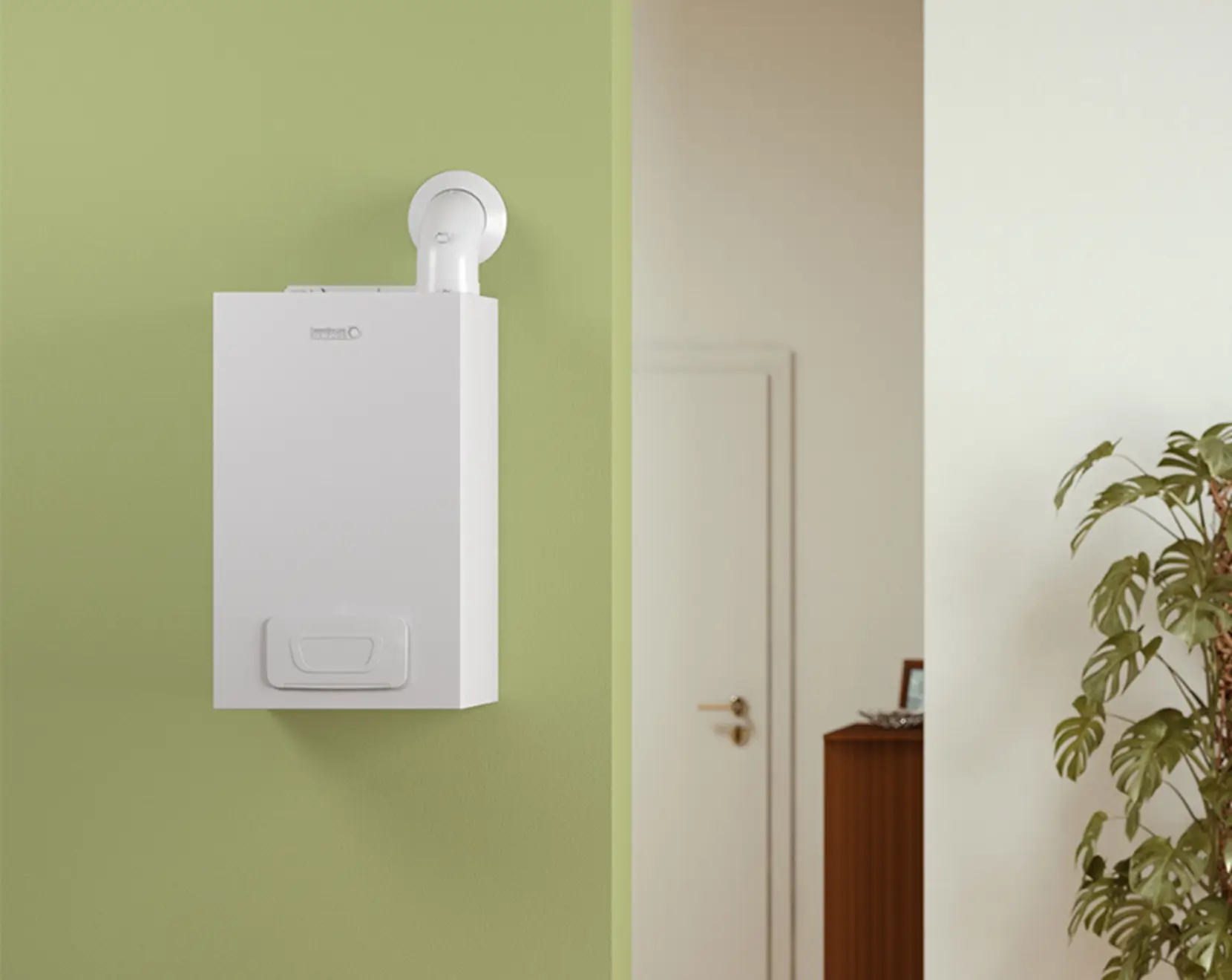 Piec kondensacyjny gazowy wiszący na ścianie Broetje WHBK