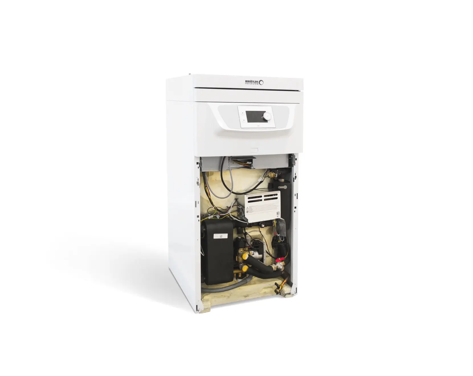 Pompa ciepła Broetje BLW SPLIT K seria D w przekrój jw