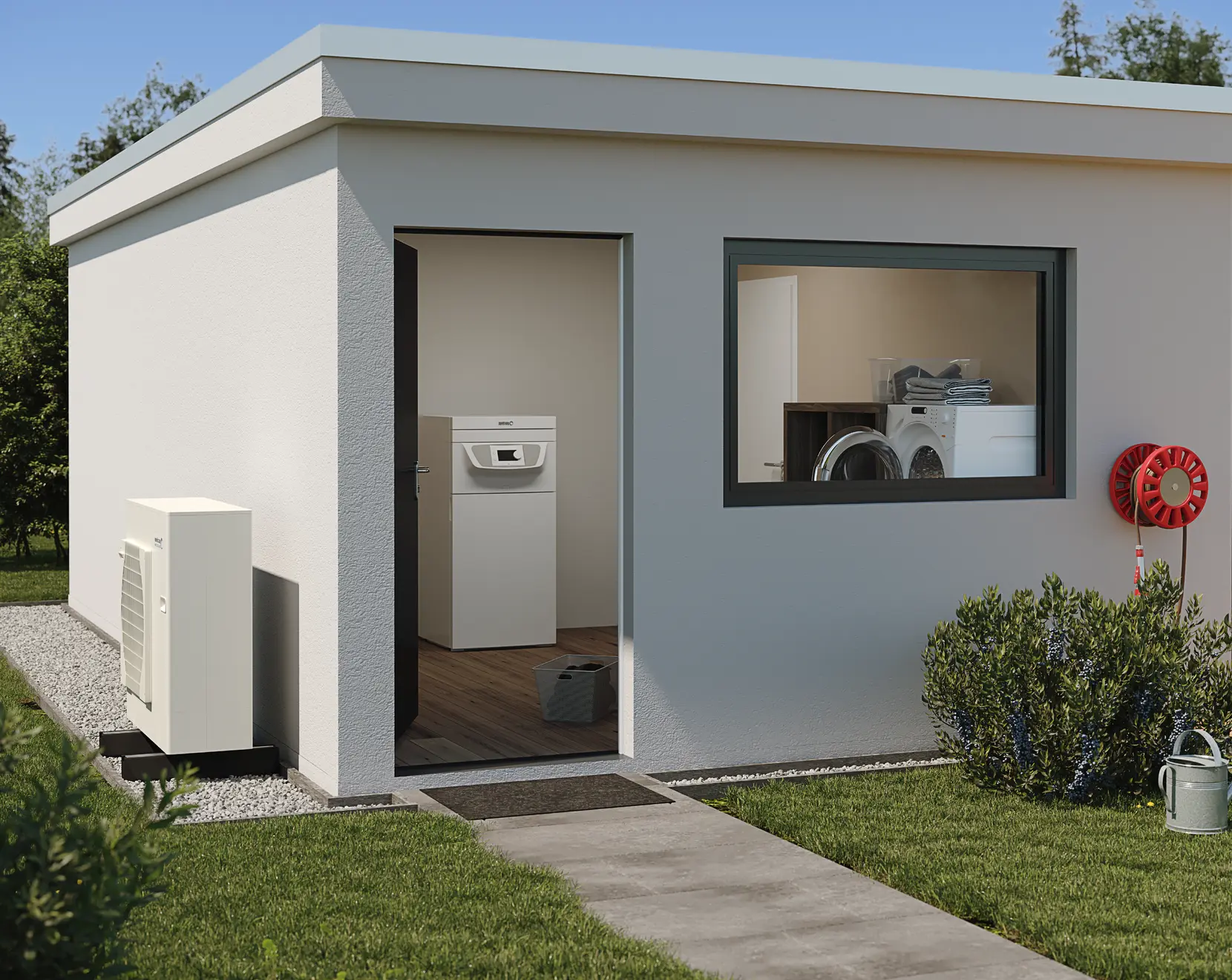 Pompa ciepła Broetje BLW SPLIT K seria D w kotłowni