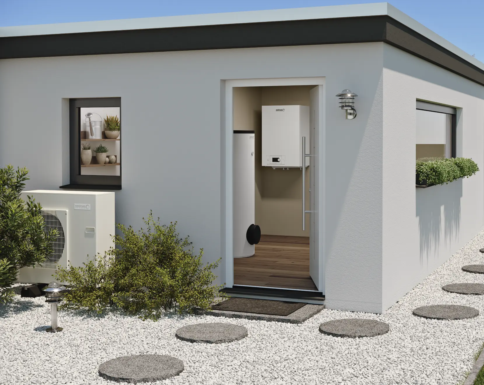 Pompa ciepła BLW Split P C - kotłownia