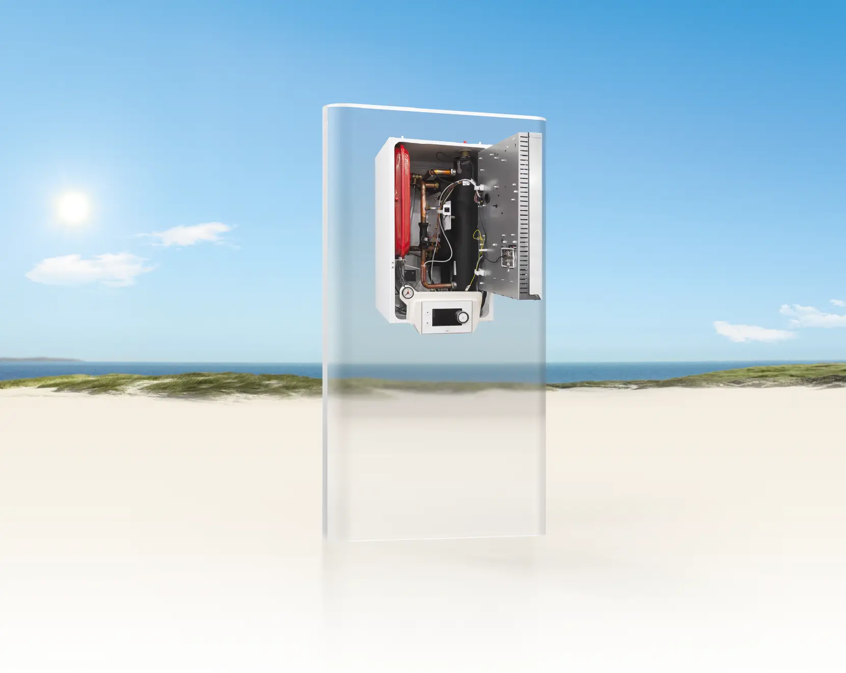 Pompa ciepła Broetje BLW Split C przekrój