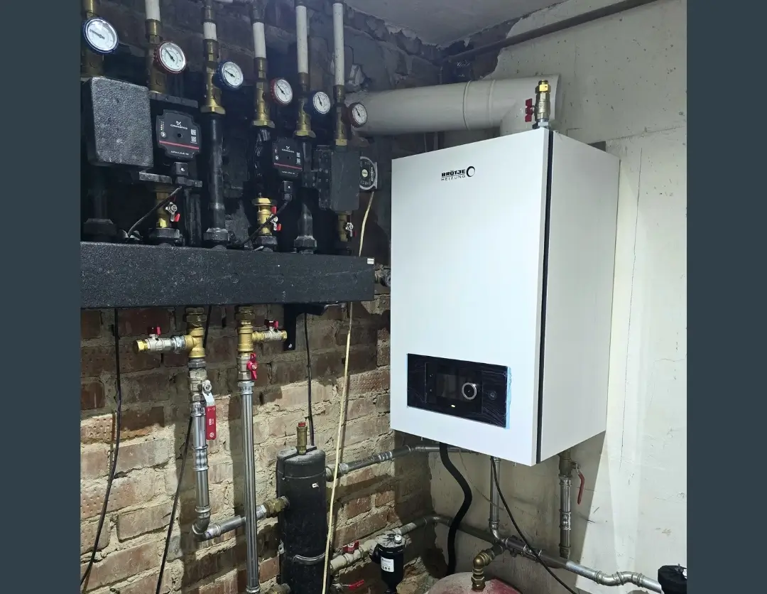 Zdjecie z realizacji - kocioł gazowy broetje w kotłowni