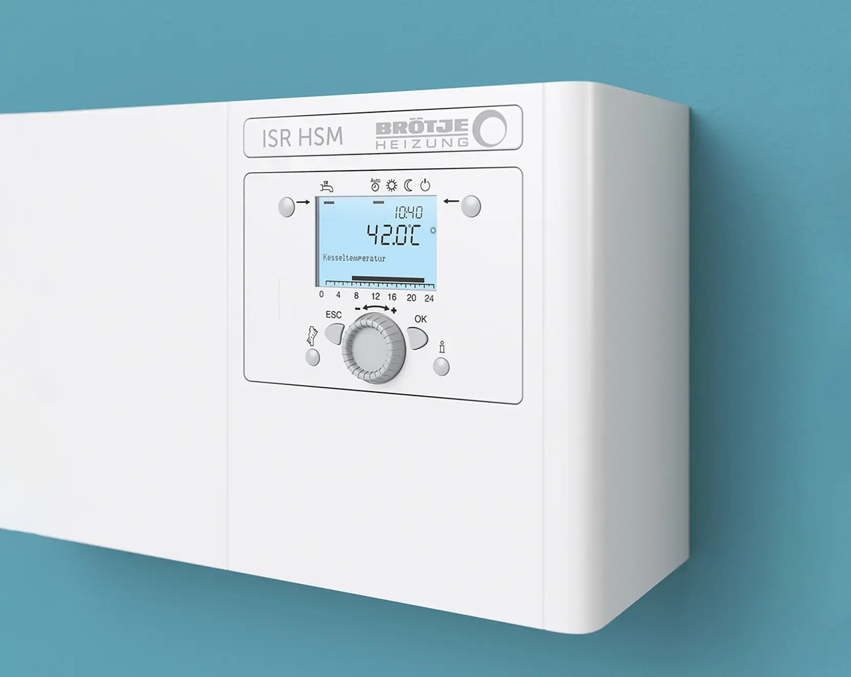 Regulator multifunkcyjny Broetje ISR HSM M na ścianie