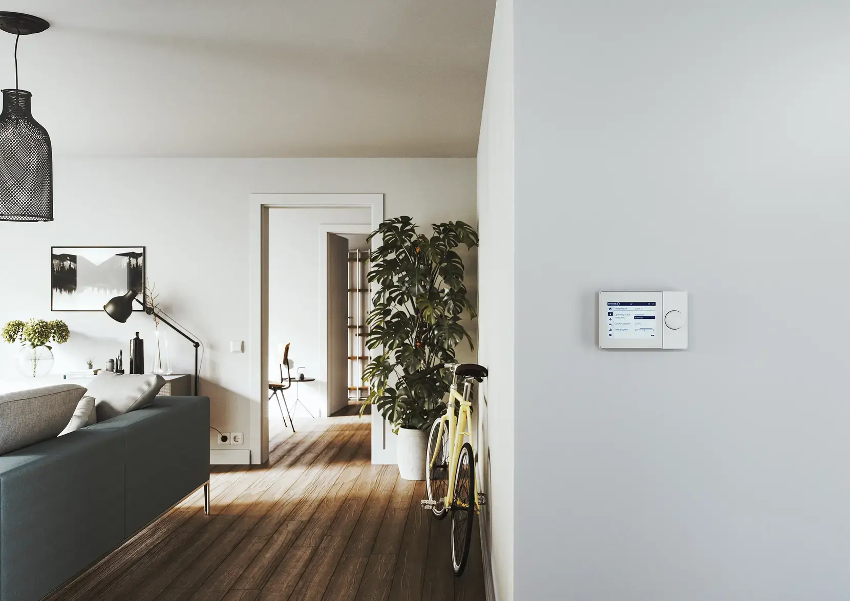 Regulator pokojowy ISR RGP Broetje na ścianie